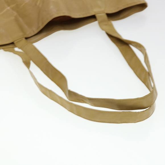 CHANEL Shoulder Bag Enamel Beige CC Auth bs5025 - Picture 8 of 16